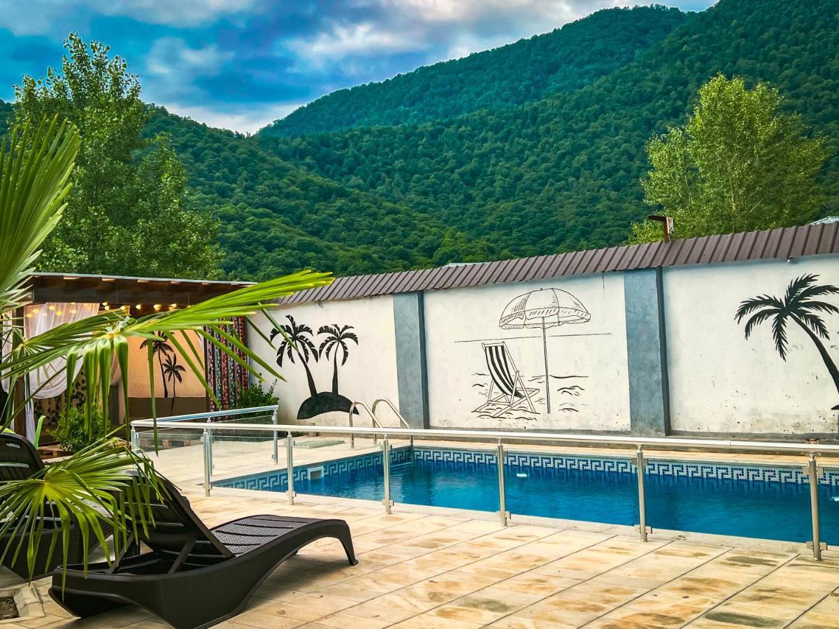 Qafqaz Family Chalet Gabala Exterior photo